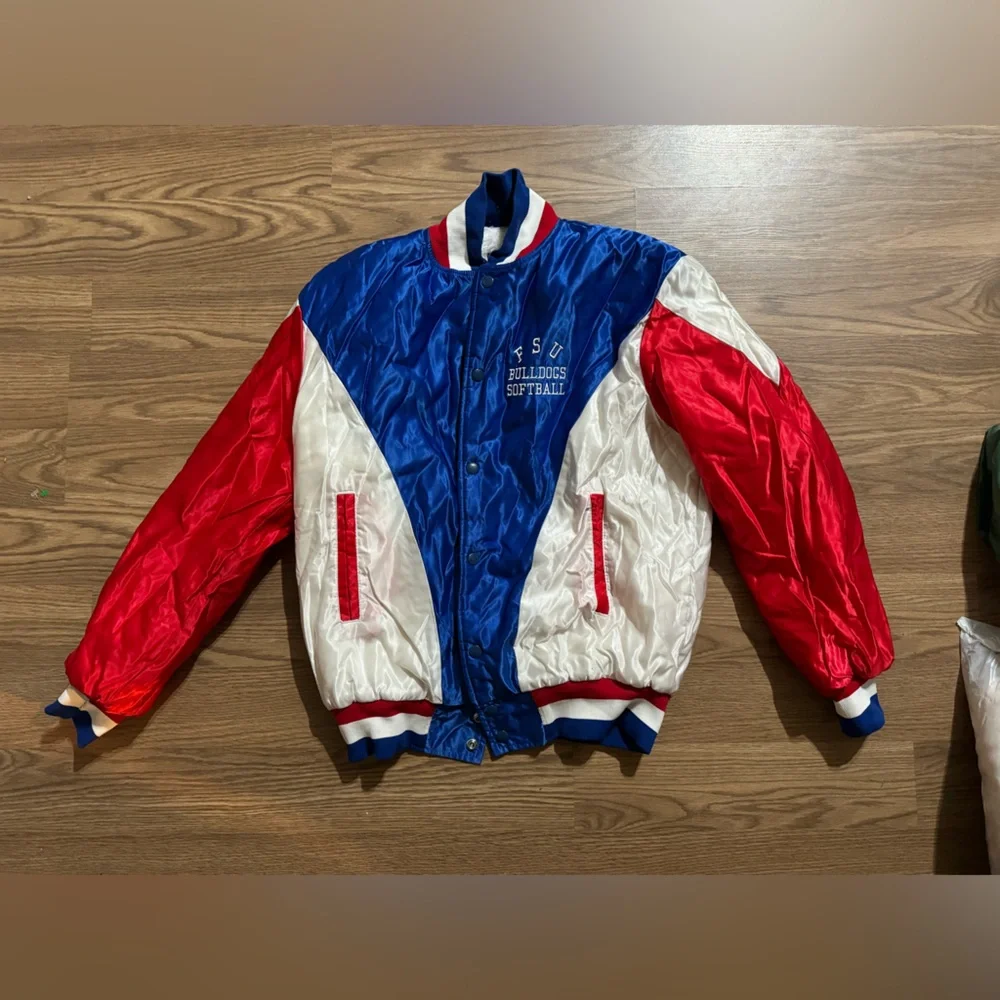 Vintage Fresno State Softball Bomber Jacket - Picture 5 of 8
